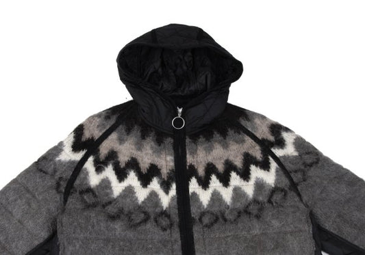 JUNYA WATANABE MAN Knit Quilted Zip Blouson Black Size M