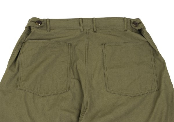 COMME des GARCONS HOMME PLUS 22SS Cotton Pants Khaki Size M