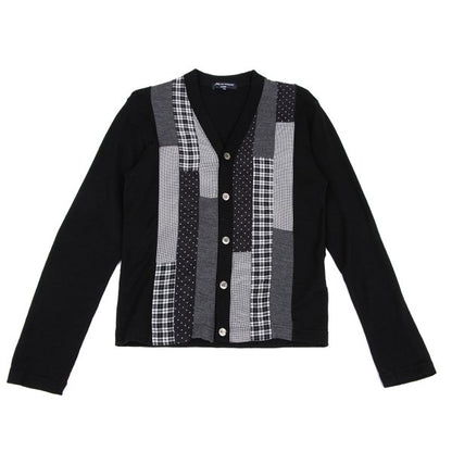 COMME des GARCONS HOMME 10AW Wool Cardigan Black Size XS