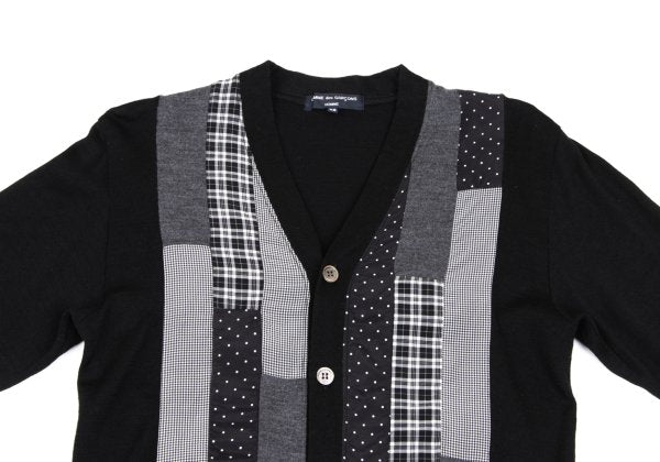 COMME des GARCONS HOMME 10AW Wool Cardigan Black Size XS