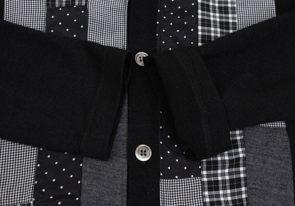 COMME des GARCONS HOMME 10AW Wool Cardigan Black Size XS