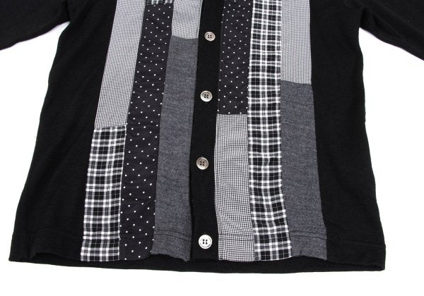 COMME des GARCONS HOMME 10AW Wool Cardigan Black Size XS