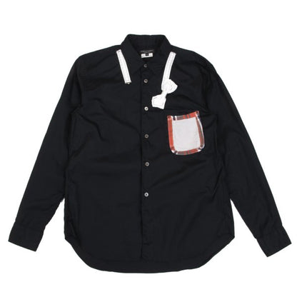 COMME des GARCONS HOMME PLUS 10SS Bow Shirt Black Size XS