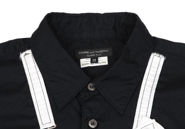COMME des GARCONS HOMME PLUS 10SS Bow Shirt Black Size XS