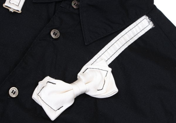 COMME des GARCONS HOMME PLUS 10SS Bow Shirt Black Size XS