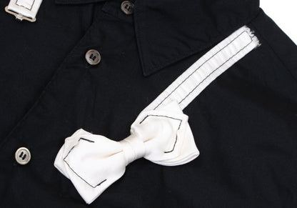 COMME des GARCONS HOMME PLUS 10SS Bow Shirt Black Size XS
