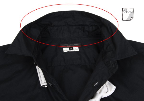 COMME des GARCONS HOMME PLUS 10SS Bow Shirt Black Size XS