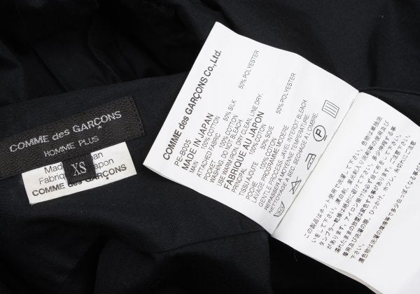 COMME des GARCONS HOMME PLUS 10SS Bow Shirt Black Size XS