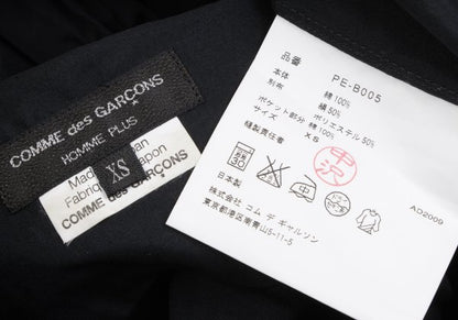 COMME des GARCONS HOMME PLUS 10SS Bow Shirt Black Size XS