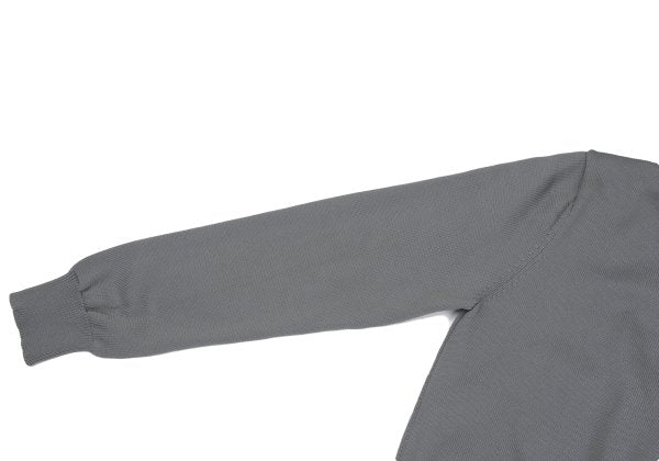 COMME des GARCONS HOMME PLUS 04SS Poly Back Knit Gray Size M