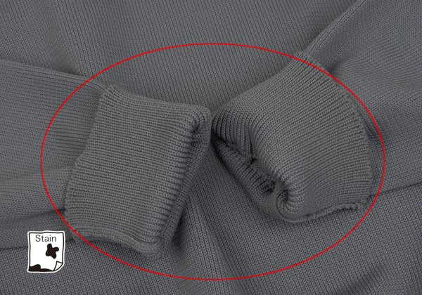 COMME des GARCONS HOMME PLUS 04SS Poly Back Knit Gray Size M
