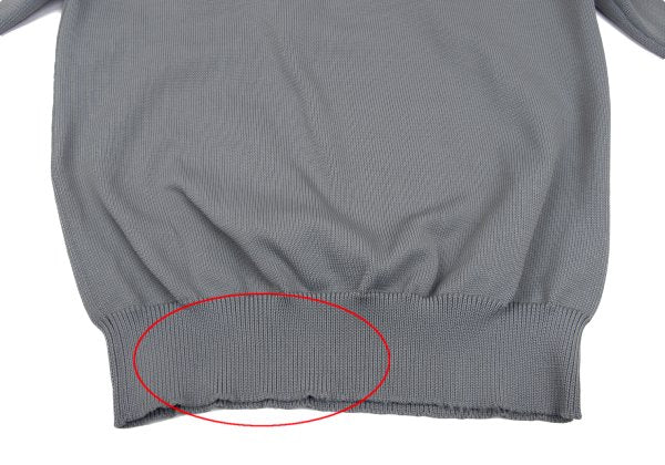 COMME des GARCONS HOMME PLUS 04SS Poly Back Knit Gray Size M