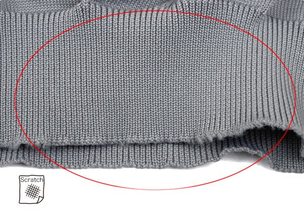 COMME des GARCONS HOMME PLUS 04SS Poly Back Knit Gray Size M