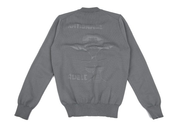 COMME des GARCONS HOMME PLUS 04SS Poly Back Knit Gray Size M