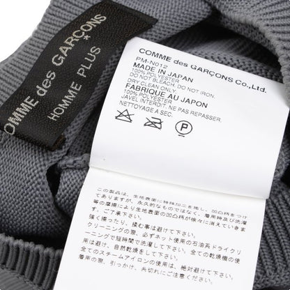 COMME des GARCONS HOMME PLUS 04SS Poly Back Knit Gray Size M
