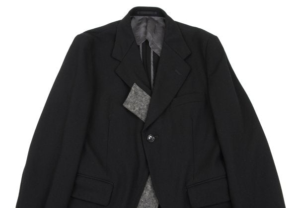 COMME des GARCONS HOMME PLUS 04AW Felt Black Grey Jacket Size S