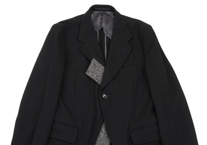 COMME des GARCONS HOMME PLUS 04AW Felt Black Grey Jacket Size S