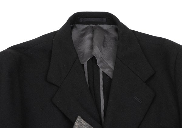 COMME des GARCONS HOMME PLUS 04AW Felt Black Grey Jacket Size S