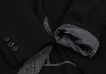 COMME des GARCONS HOMME PLUS 04AW Felt Black Grey Jacket Size S