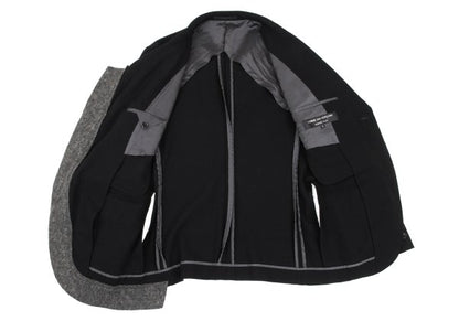 COMME des GARCONS HOMME PLUS 04AW Felt Black Grey Jacket Size S