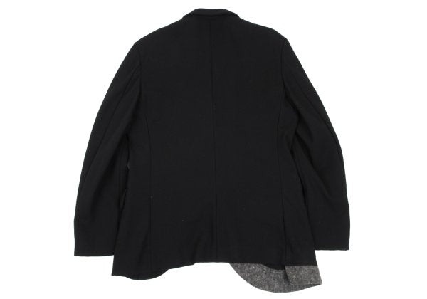COMME des GARCONS HOMME PLUS 04AW Felt Black Grey Jacket Size S