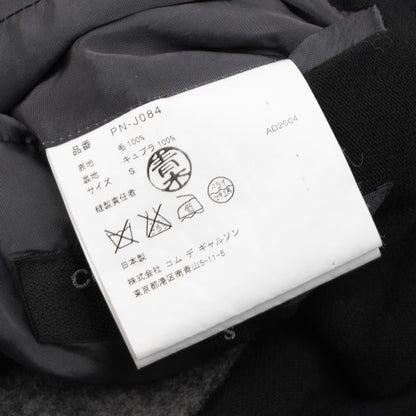 COMME des GARCONS HOMME PLUS 04AW Felt Black Grey Jacket Size S