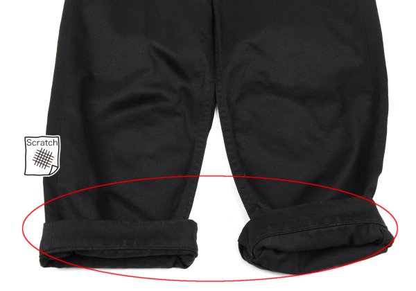 COMME des GARCONS HOMME PLUS 10SS Cotton Pants Black Size XS