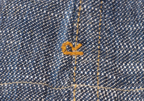 45rpm Linen Cotton Band Collar Jacket Navy Size 2