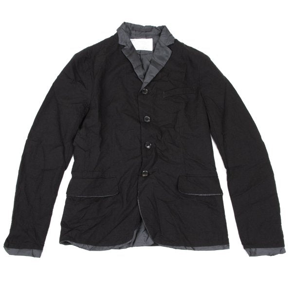 kolor Wool Wrinkle Processed 4B Jacket Dark Brown Size 1