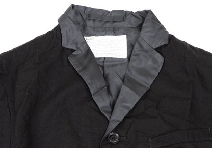 kolor Wool Wrinkle Processed 4B Jacket Dark Brown Size 1