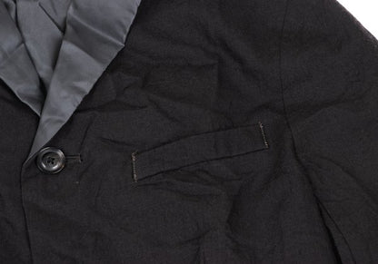 kolor Wool Wrinkle Processed 4B Jacket Dark Brown Size 1