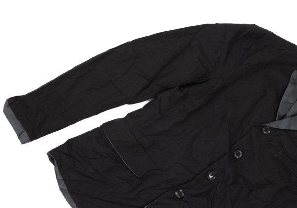 kolor Wool Wrinkle Processed 4B Jacket Dark Brown Size 1