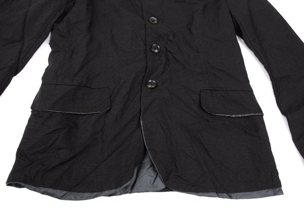 kolor Wool Wrinkle Processed 4B Jacket Dark Brown Size 1