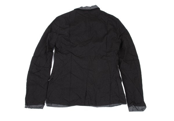 kolor Wool Wrinkle Processed 4B Jacket Dark Brown Size 1