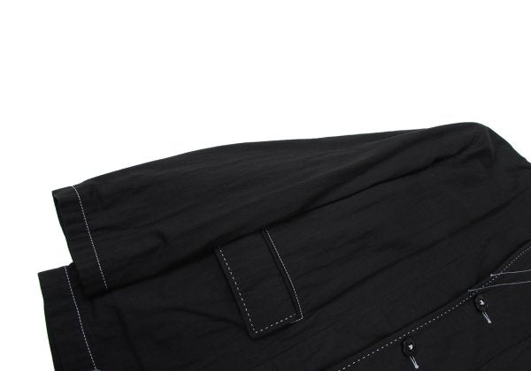 ANN DEMEULEMEESTER Cotton Stitch Design Jacket Black Size XS