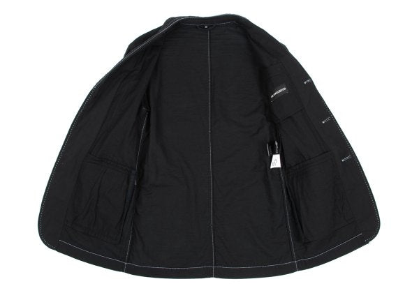 ANN DEMEULEMEESTER Cotton Stitch Design Jacket Black Size XS