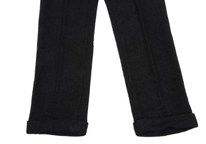 ANN DEMEULEMEESTER Wool Blend Button Pants Black Size XXS