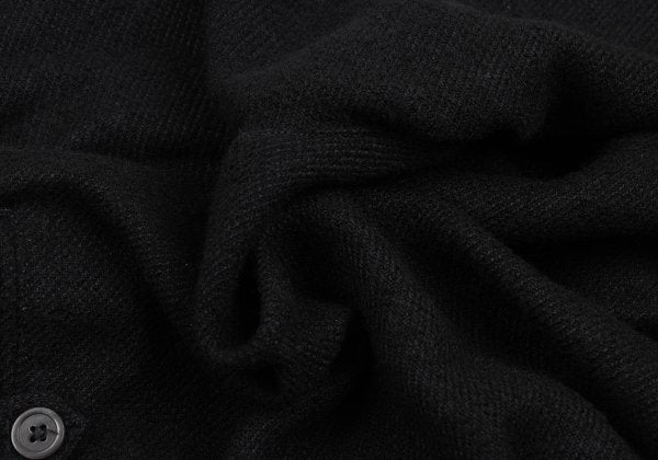 ANN DEMEULEMEESTER Wool Blend Button Pants Black Size XXS
