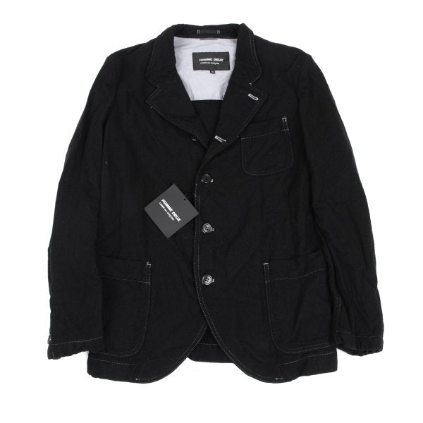 COMME des GARCONS HOMME DEUX Dyed Jacket Black Size XS