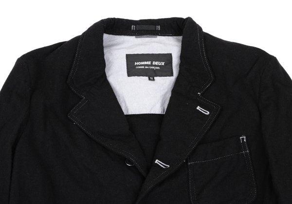 COMME des GARCONS HOMME DEUX Dyed Jacket Black Size XS
