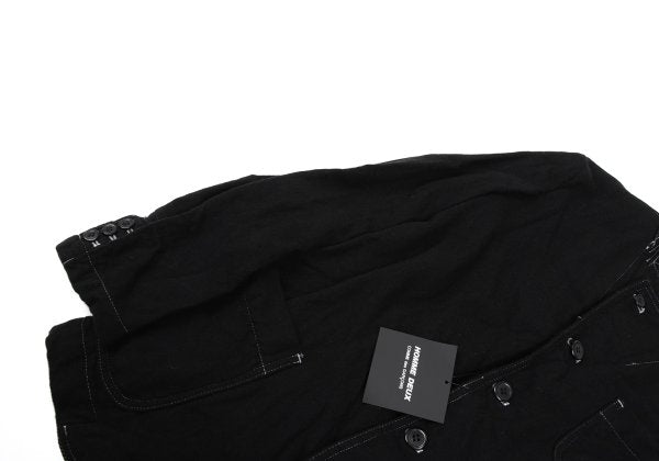 COMME des GARCONS HOMME DEUX Dyed Jacket Black Size XS