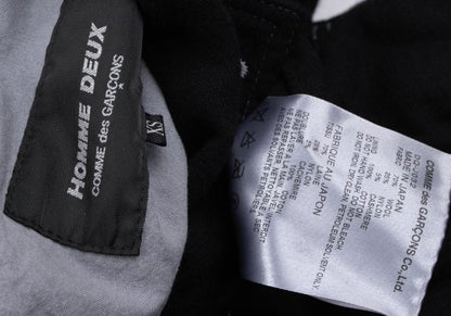 COMME des GARCONS HOMME DEUX Dyed Jacket Black Size XS