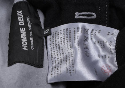COMME des GARCONS HOMME DEUX Dyed Jacket Black Size XS