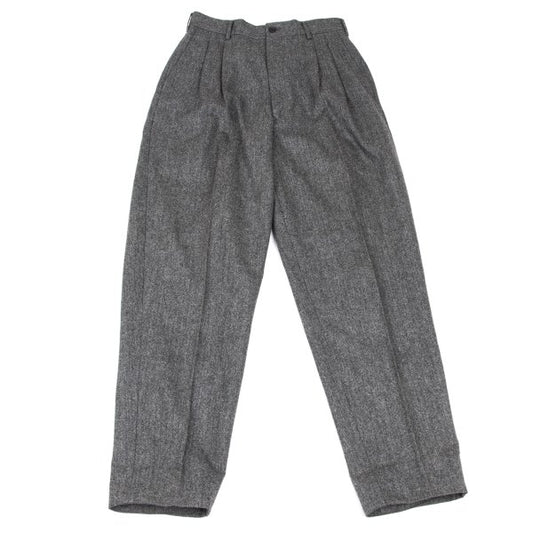 COMME des GARCONS HOMME Wool Herringbone Pants Gray Size S