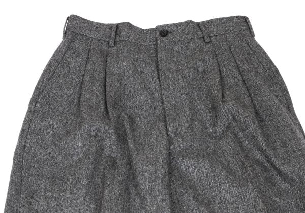 COMME des GARCONS HOMME Wool Herringbone Pants Gray Size S