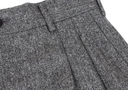 COMME des GARCONS HOMME Wool Herringbone Pants Gray Size S