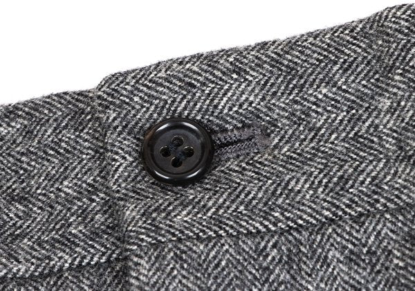 COMME des GARCONS HOMME Wool Herringbone Pants Gray Size S