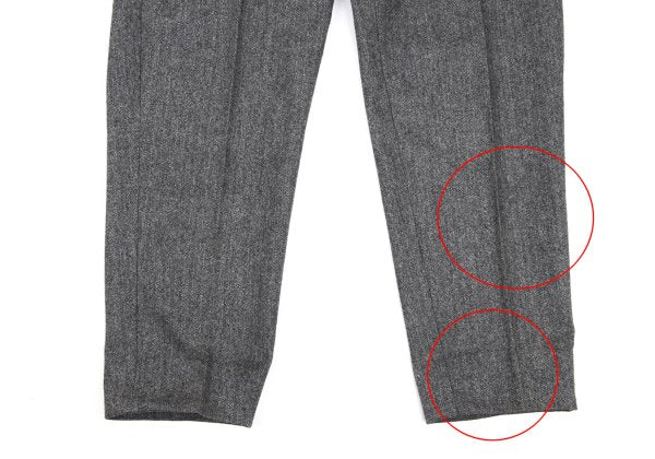 COMME des GARCONS HOMME Wool Herringbone Pants Gray Size S