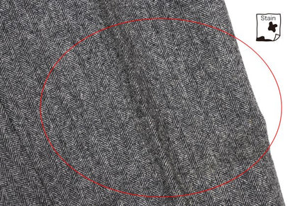 COMME des GARCONS HOMME Wool Herringbone Pants Gray Size S