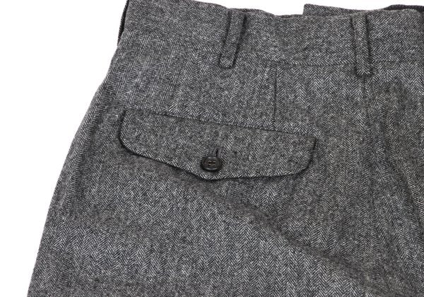 COMME des GARCONS HOMME Wool Herringbone Pants Gray Size S